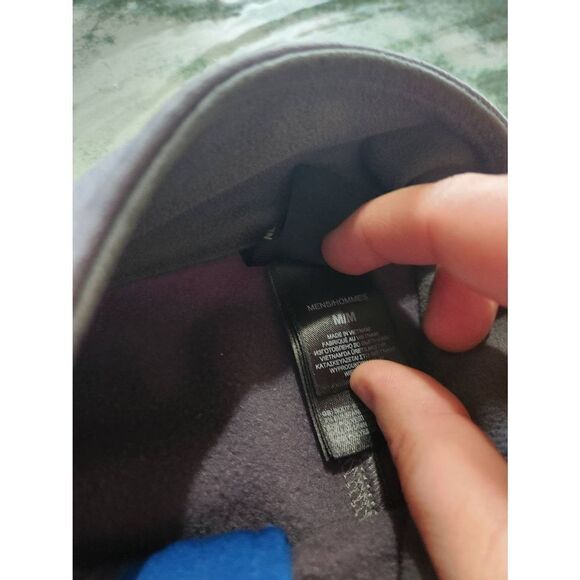 The North Face blue&grey zip up jacket sz Medium - Picture 3 of 5